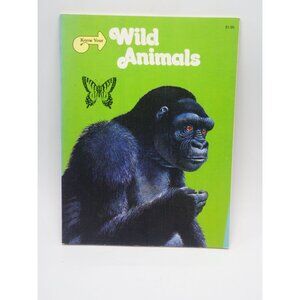 Rand Mcnally Know your wild Animals Vintage Child Book